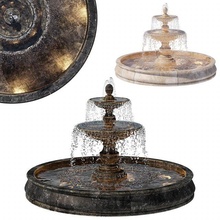 fountain12 3d model in environment 3dexport fountain stone waterfall water black 3d print model - Mito3D