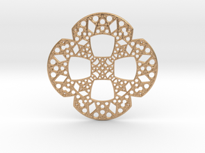 fractallion fractal pingente 3d print model - Mito3D