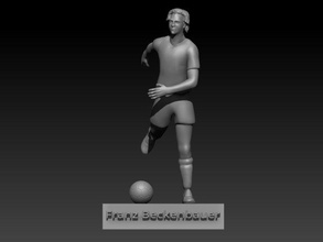 franz beckenbauer franzbeckenbauer football footballer soccer soccerplayer germany bayernmunich 3dprinter 3dprint 3dprinted 3dprinting 3d print model - Mito3D