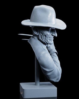 Freddy Krueger buste libre monstres créatures 3d print model - Mito3D