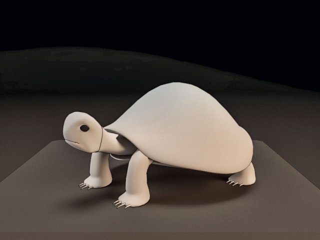 free 3d turtle model in 3dexport 3dsmax animal 3D print model - Mito3D