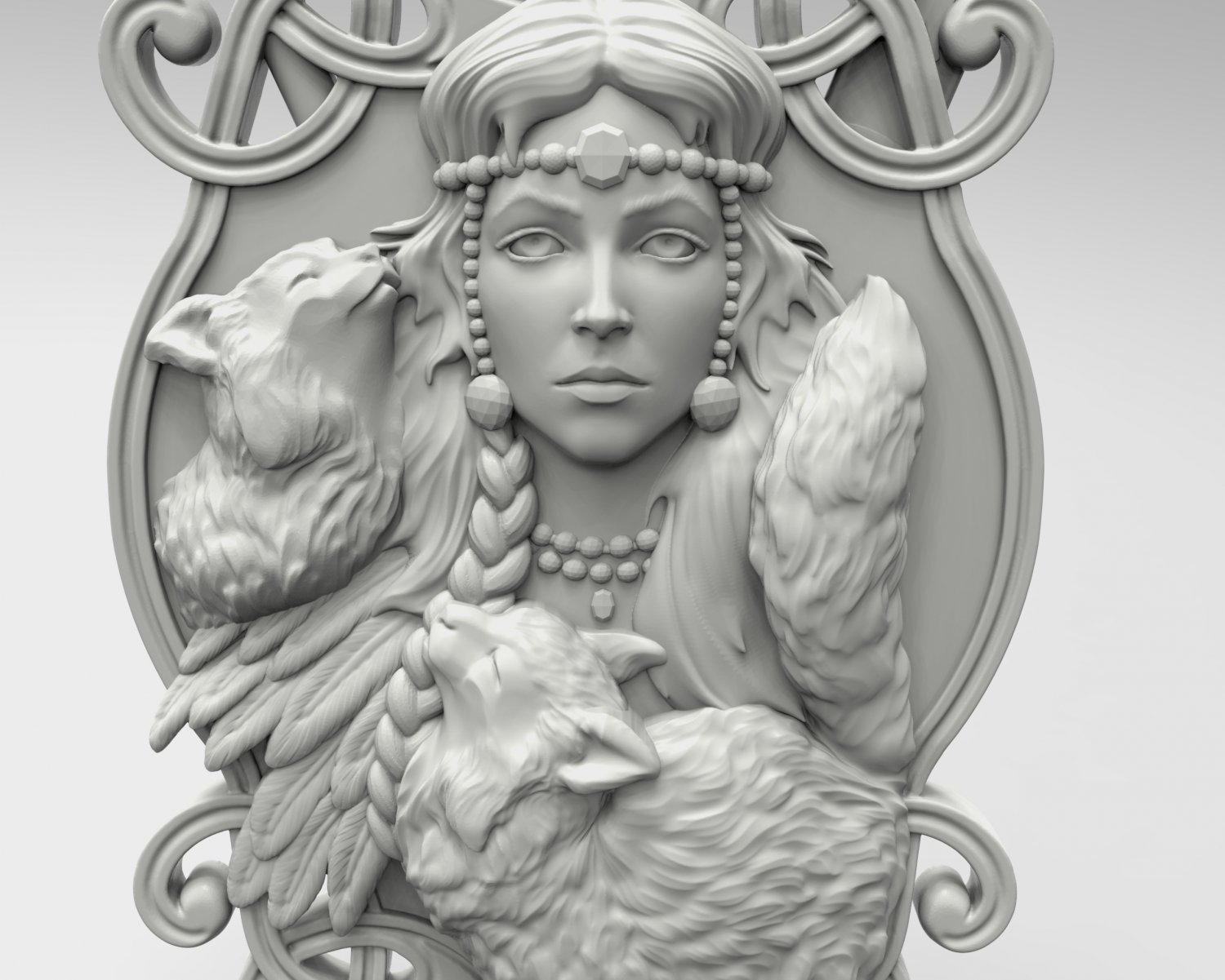 stl cnc yönlendirici dosya 3dprintable freya panel by i̇skandinav mitoloji viking pagan tanrı 3d yazdır model in heykel 3dexport thor vikingler odin valkyrie valkyria yazdırılabilir iç cncmodel cncrelief cnccarvemodel 3dprintmodel 3D print model - Mito3D