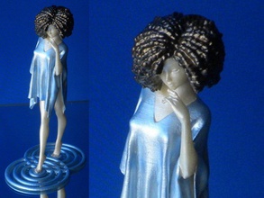 fraises subvention libre 3d impression modèle in sculpture 3dexport corps vêtements femelle figurine fille humain dame femme personnage miniature vêtements jeune 3d print model - Mito3D