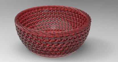 fruit basket 3d model solidworks cad cam 3dmodel 3dprint 3d print model - Mito3D