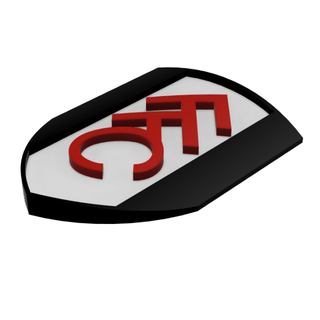 fulham fc parete emblema segni loghi lega Inghilterra calcio Calcio cartello logo distintivo 3d stampabile file decorazione interni fifa 3d print model - Mito3D