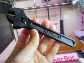 totalmente montado 3d imprimível chave inglesa impressão modelo in 3dexport 3dprinting 3dprint 3d print model - Mito3D