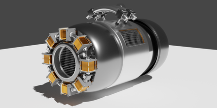 futuro motore 3d modello in pesante attrezzature 3dexport 3d print model - Mito3D