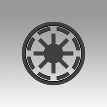 galactic republic empire symbol logo 3d print model in 3dexport rebel alliance star wars sign hobby diy 3d print model - Mito3D