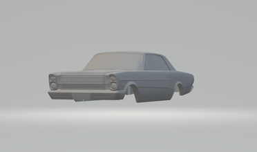 galaxie slotcar - Limousine diecast hotwheels hot hotrod slot scx juguetes 3d print model - Mito3D