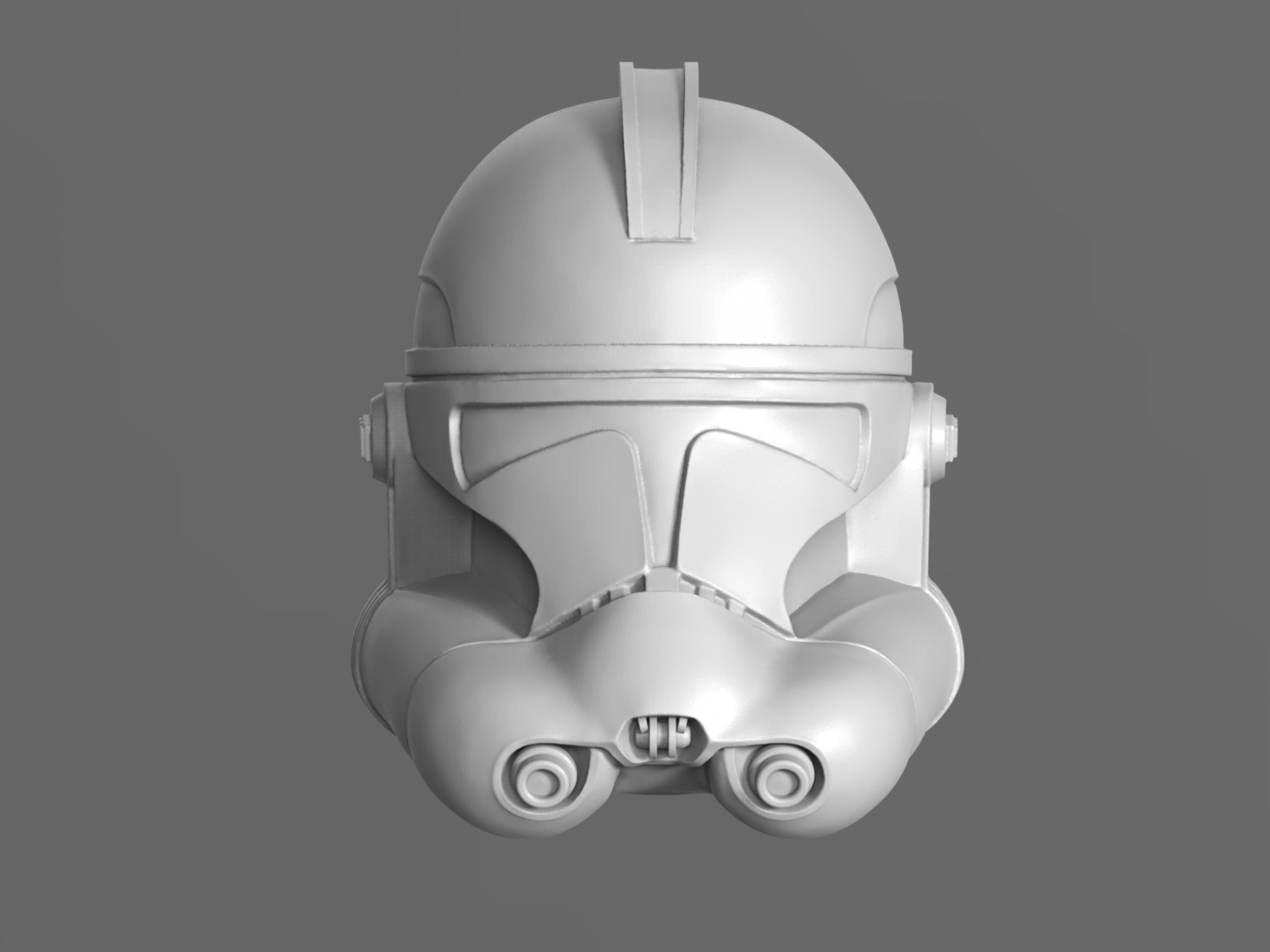 galaxis soldat p2 helm ventilator kunst 3d drucken modell figuren 3dexport klonkrieger krieg sterne jedi vader 3D print model - Mito3D