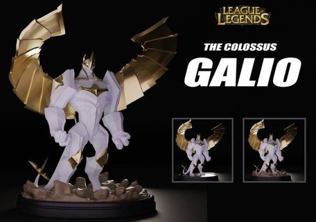 galio league legends monsters & creatures 3d print model - Mito3D