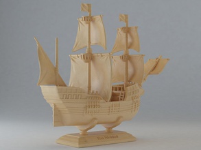 kalyon trinidad 3d yazdır model in 3dexport siyah ödül tarihi deniz inci korsan gemisi yelken yelkenli gemi nakliye seyahat savaş taşıtı okyanus 3d print model - Mito3D