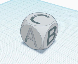 game bone letters 3d print model - Mito3D