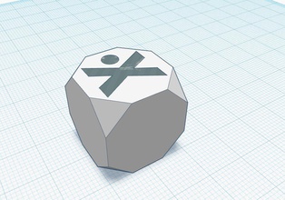 game-bone-x Spiel Knochen Rolle spielen Spiele 3d print model - Mito3D