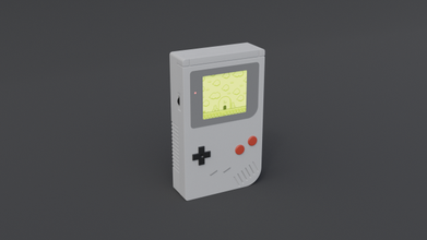 game boy free game boy gameboy cycles eevee retro 3d print model - Mito3D