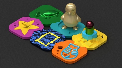 oyun ada 3d yazdır model in bulmaca 3dexport masa oyunu oyuncaklar oyuncak oyunlar çocuklar puzzle cube yapboz geometri 3d print model - Mito3D