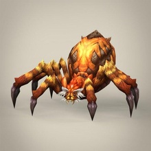 game ready fantasy spider widow tarantula insect bug animal wildlife wild poison poisonous monster creature venomous venom gameready lowpoly texture material 3d print model - Mito3D