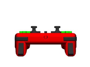 gamepad llavero 3d impresión modelo in 3dexport juego azar juegos controlador 3d print model - Mito3D