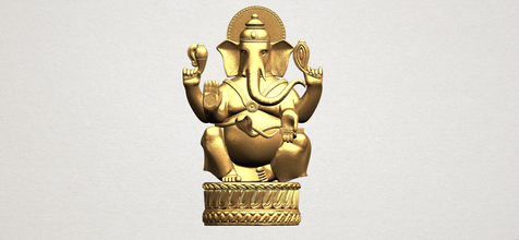 ganesha 01 3d yazdır model in dekor 3dexport iç dış tarihi mimari asya çince hintli budist din bodhisattva shakyamuni tapınak şakak mabet buda heykel gautama ibadet minyatürler 3d print model - Mito3D