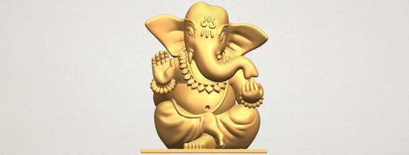 ganesha 02 3d print model in sculpture 3dexport car chair tree table sofa character game exterior human interior people girl house figurines statue religion temple buddha avalokitesvara 3d print model - Mito3D