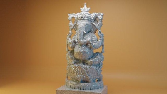 Ganesha scannt Repliken Statue 3d print model - Mito3D