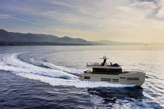 gigantesco yacht 3d modello in velocità barche 3dexport yachting design nautico nautica 3dmax dwg 3dm rinoceronte rhinoceros3d mare 3d print model - Mito3D