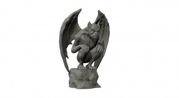 gargoyle demon 3d model print in figurines 3dexport sculpture art statue ancient renaissance baroque decor old horror fairy miniatures sci fi 3d print model - Mito3D