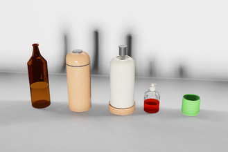 bottiglie 3d gratuito modello in cucina 3dexport garrafa bicchiere bottiglia bevanda bar caffè 3d print model - Mito3D