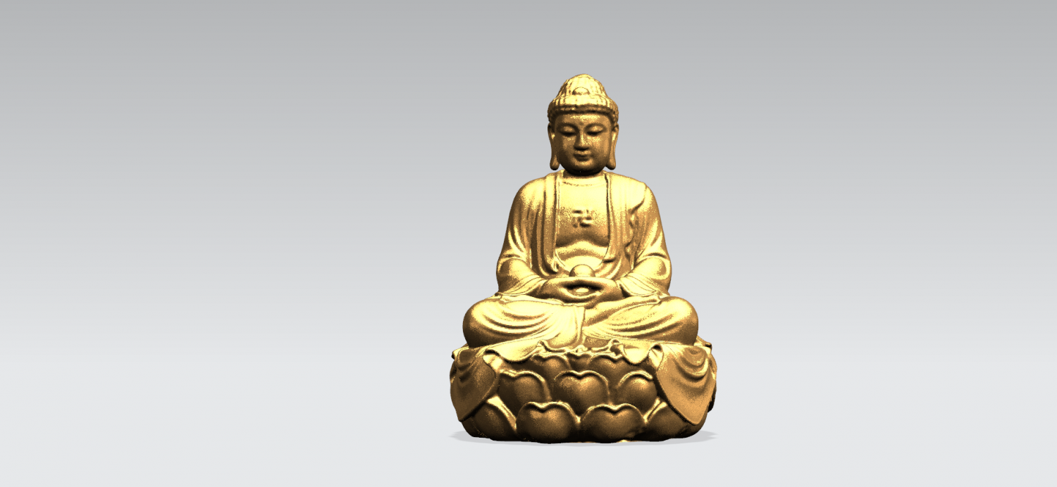 gautama buddha mimari dış tarihi mimarlık Asya Çin Hint Budist din bodhisattva sakyamuni'nin tapınak Buda dekor heykel ibadet Minyatürler 3D print model - Mito3D