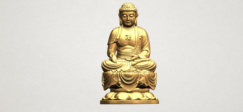 gautama buda 02 3d yazdır model in dekor 3dexport iç dış tarihi mimari asya çince hintli budist din bodhisattva shakyamuni tapınak şakak mabet heykel ibadet minyatürler 3d print model - Mito3D