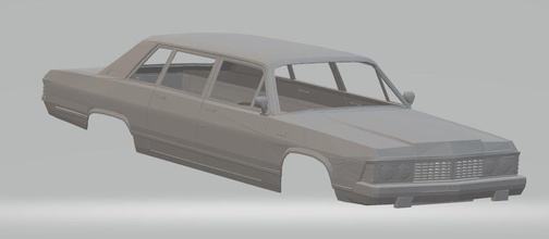 gaz 14 yazdırılabilir vücut araba yuvası scalextric tamiya rc radyo kontrol kabuk 3d print model - Mito3D