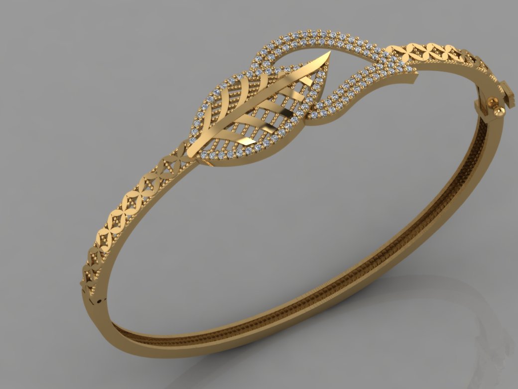 gc gold brc003- diamond bracelet jewelry fashion design silver ring luxury elegant shining art necklace gem pendant sapphire necklaces wristlet 3D print model - Mito3D