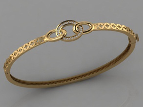 gc gold brc005 - Diamant-Armband Schmuck Mode design Silber ring Luxus elegant scheint diamond Kunst Halskette gem Armband Anhänger Saphir Halsketten uhrarmband 3d print model - Mito3D