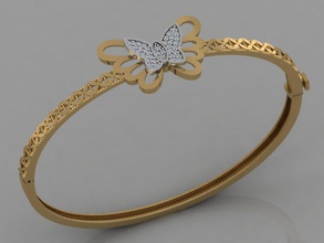 gc gold brc009 - Diamant-Armband Mode design Silber ring Luxus elegant scheint diamond Kunst Halskette gem Armband Anhänger Saphir Halsketten uhrarmband Armbänder 3d print model - Mito3D