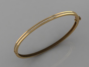 gc oro brc023 - brazalete de diamante la moda diseño plata anillo lujo elegante brillante el art collar gem pulsera colgante zafiro los collares las pulseras jewelryfashion 3d print model - Mito3D