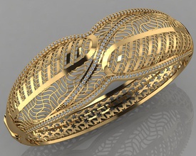 gc oro brc036 - braccialetto di diamanti moda il design argento anello lusso elegante lucente diamante art la collana gemma ciondolo zaffiro collane cinturino dell'orologio bracciali 3d print model - Mito3D