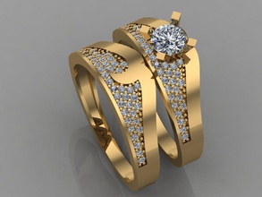 gc ouro t027 diamante anel 3d impressão modelo in argolas 3dexport joias joalheria moda projeto prata luxo elegante brilhando arte colar gema pulseira brinco pingente safira 3d print model - Mito3D