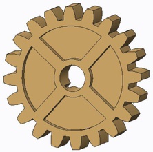 gear free rotational engineering 3d print model - Mito3D