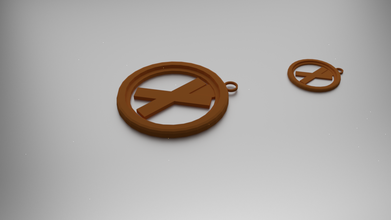 gebo pendant 3d print model in pendants 3dexport jewelry fashion norse 3d print model - Mito3D