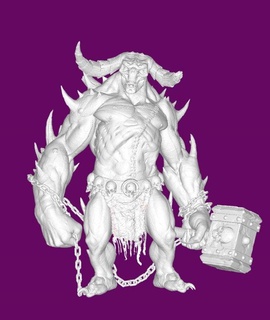 gefasto-the armorer-of-diablo  monsters & creatures gefasto-the armorer-of-diablo  3d print model - Mito3D
