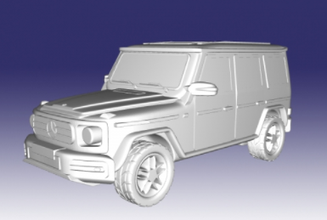 veículo terrestre g class livre 3d 3dstl escultura 3d print model - Mito3D