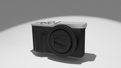 generico digitale telecamera gratuito panasonic lumix dettagliata obj dae fbx miscela cicli to scale high res 3d print model - Mito3D