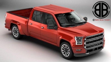 generico raccogliere 3d modello in concetto 3dexport scegliere design logo diritto d'autore marchio marca camion veicolo dettagliata interni porta letto pianale 3d print model - Mito3D