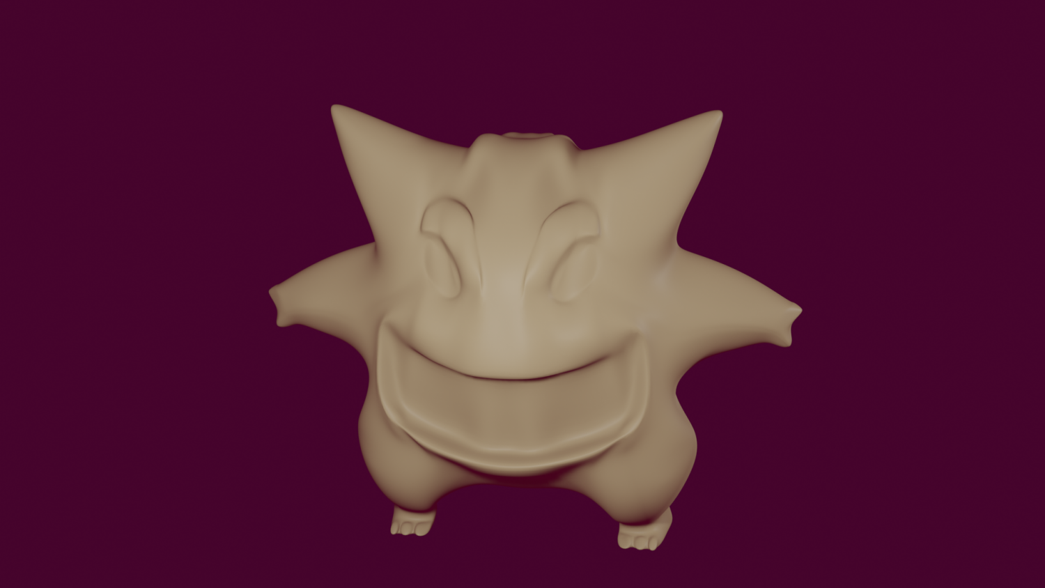gengar pokemon print 3d model in monsters & creatures 3dexport 3D print model - Mito3D