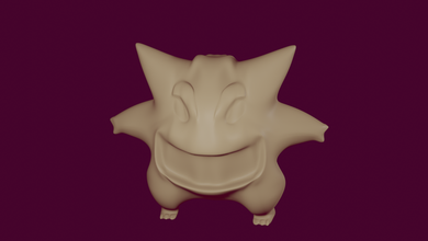 gengar pokémon impression 3d modèle in monstres créatures 3dexport 3d print model - Mito3D