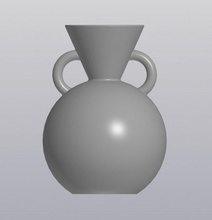 geometric forms vase 3d print model in decor 3dexport gardener indoor flower bowl bouquet houseware 3d print model - Mito3D