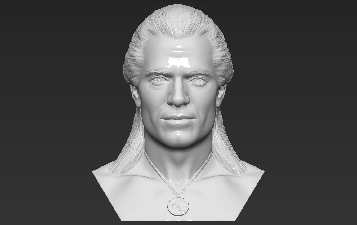 geralt of rivia bruxo cavill fracasso 3d impressão pronto modelo in escultura 3dexport ciri yennefer dente leão celebridade henry sapkowski jogos tv super homen 3D print model - Mito3D