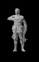 deutsche soldat 3d drucken modell 3dexport schmeiser maschine offizier krieg militär uniform deckel pistole handschuh fernglas kommandant miniaturen figuren gewehr 3d print model - Mito3D