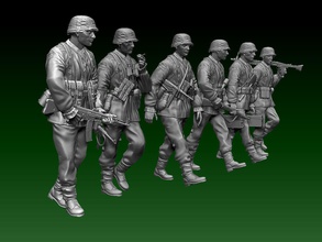 alemão soldados 3d impressão modelo in estatuetas 3dexport soldado ww2 ss nazista wwii guerra 3d print model - Mito3D