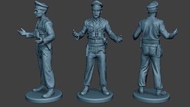 german tank crew unit ww2 action2 gtc1 3d print model in figurines 3dexport man soldier panther officer tiger panzerkampfwagen military army blitzkrieg dioram forces axis wehrmacht nazi company luger 3d print model - Mito3D